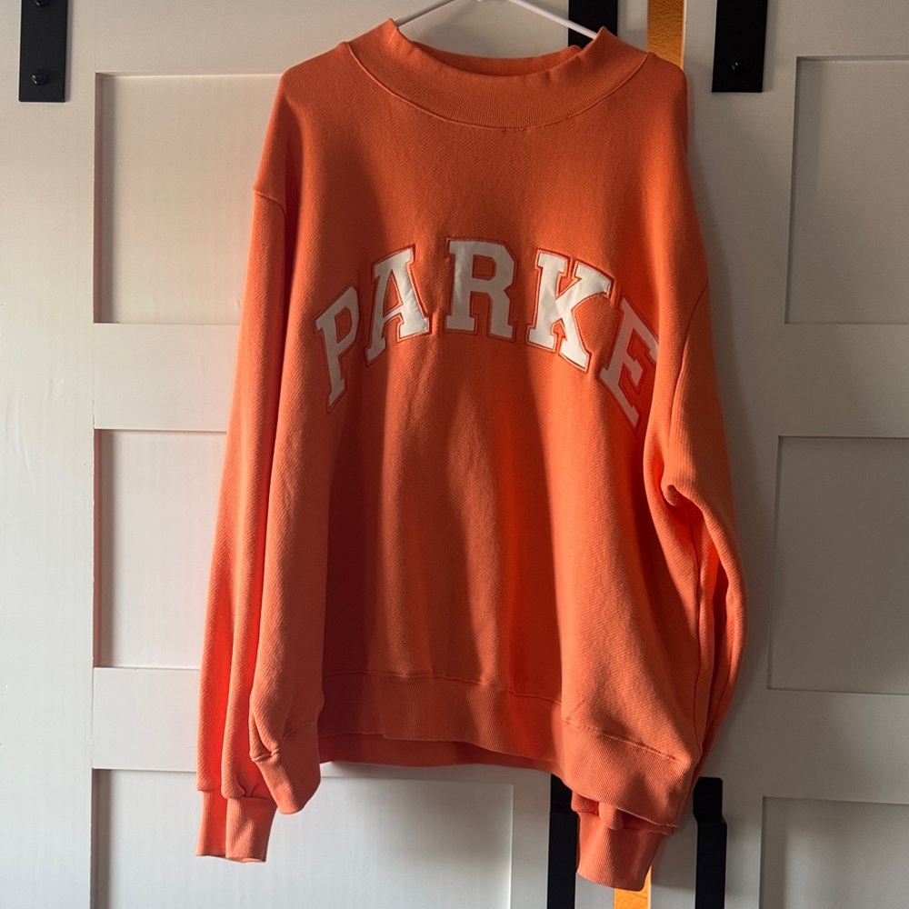 Parke mockneck creamsicle